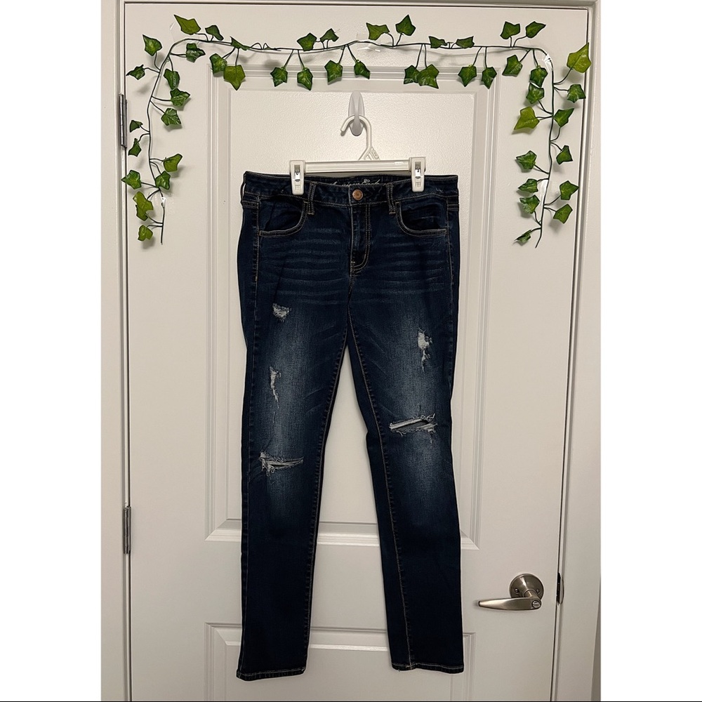 American Eagle Ripped Stretch Jeggings